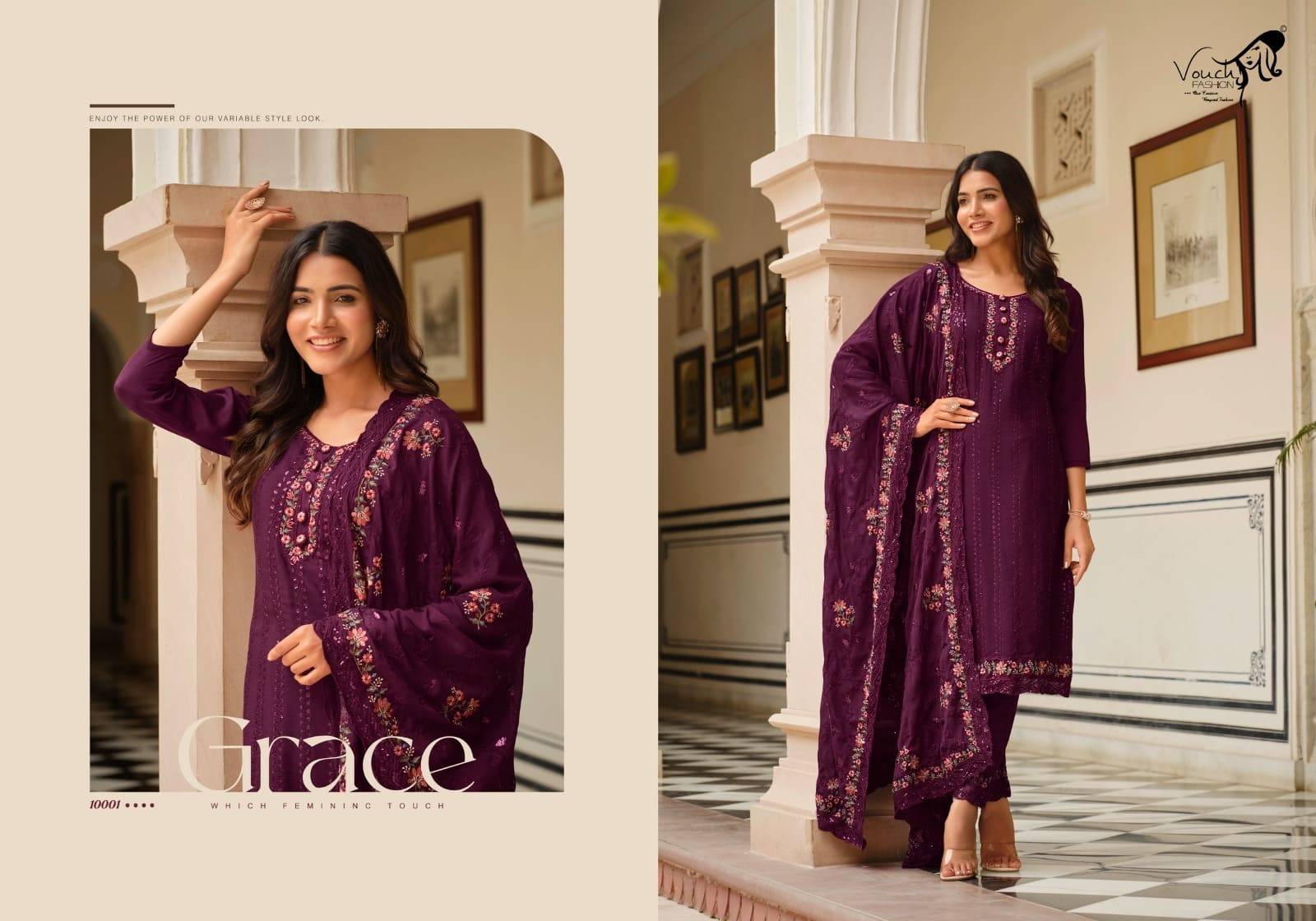 Nooreh by vouche 1001 to 1004 series Designer Beautiful Collection Occasional Wear & Party Wear Pure Georgette Print dresses At Wholesale Price